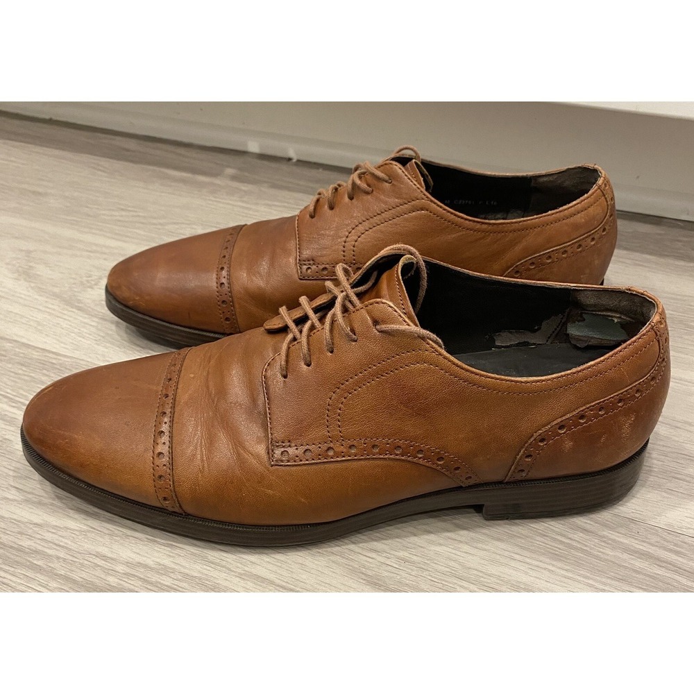 Cole Haan Men's Dress Shoes Jefferson Grand‎ Cap Toe Oxford C23791 Size 11 M